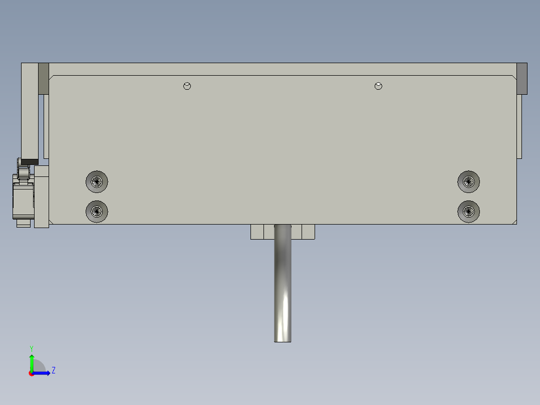 YBD0006纠偏组件左视图