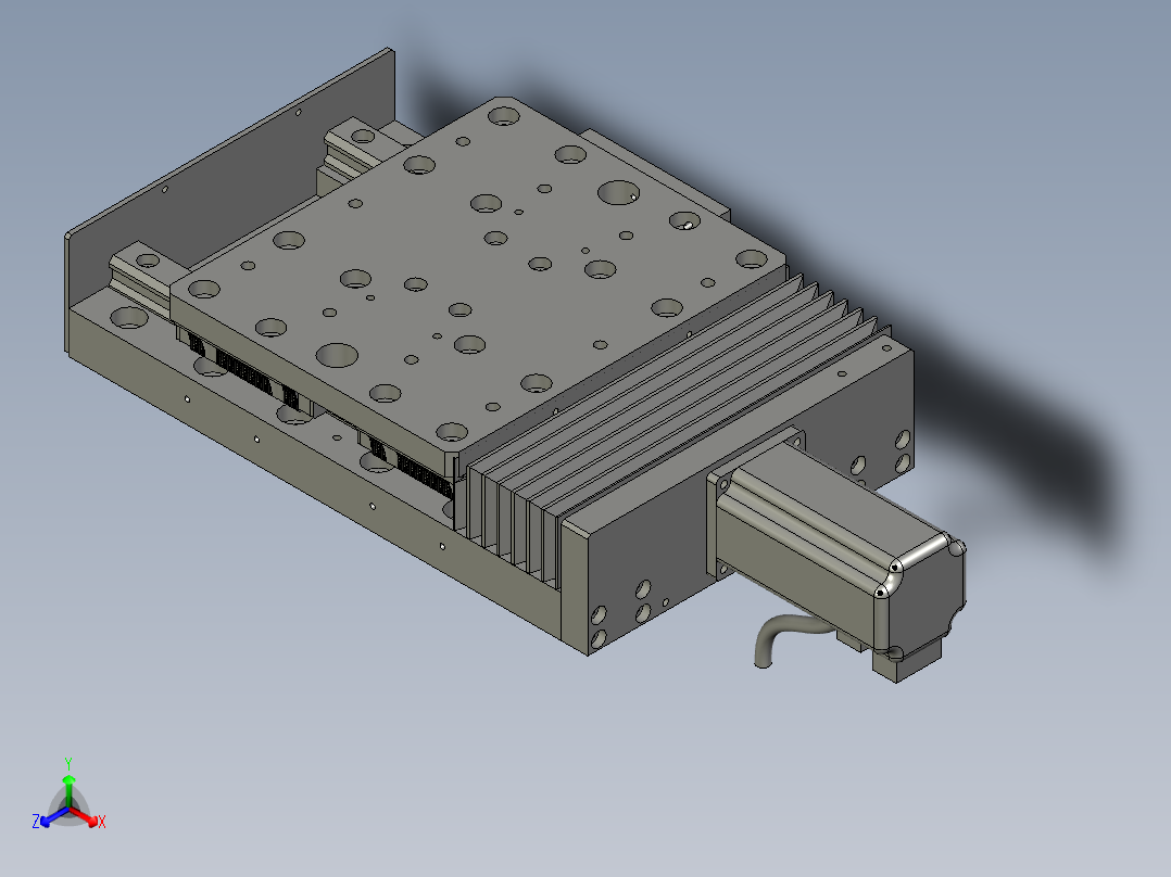 YBD0006纠偏组件正等轴测图
