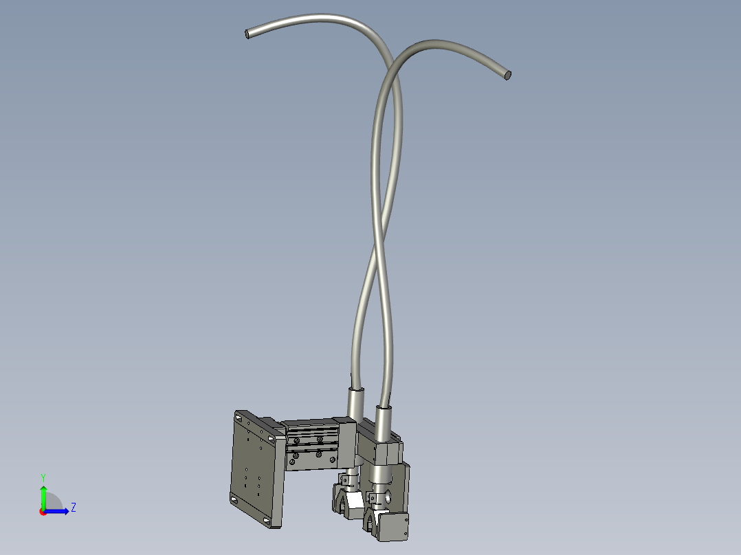 2018SOLIDWORKS0600Z烤尼龙丝机构左视图