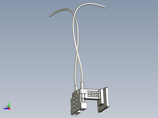 2018SOLIDWORKS0600Z烤尼龙丝机构右视缩略图