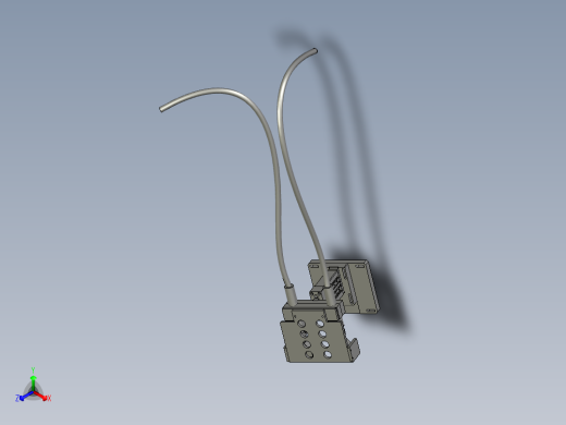 2018SOLIDWORKS0600Z烤尼龙丝机构正等轴测缩略图