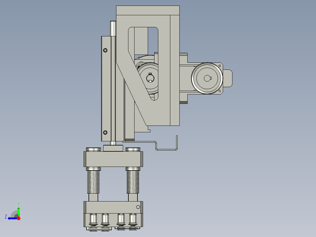 7分距机构右视图