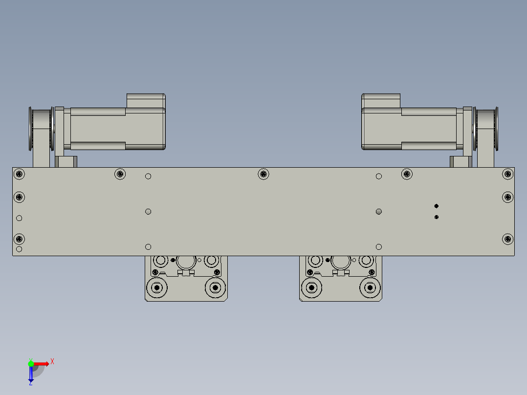 7分距机构俯视图
