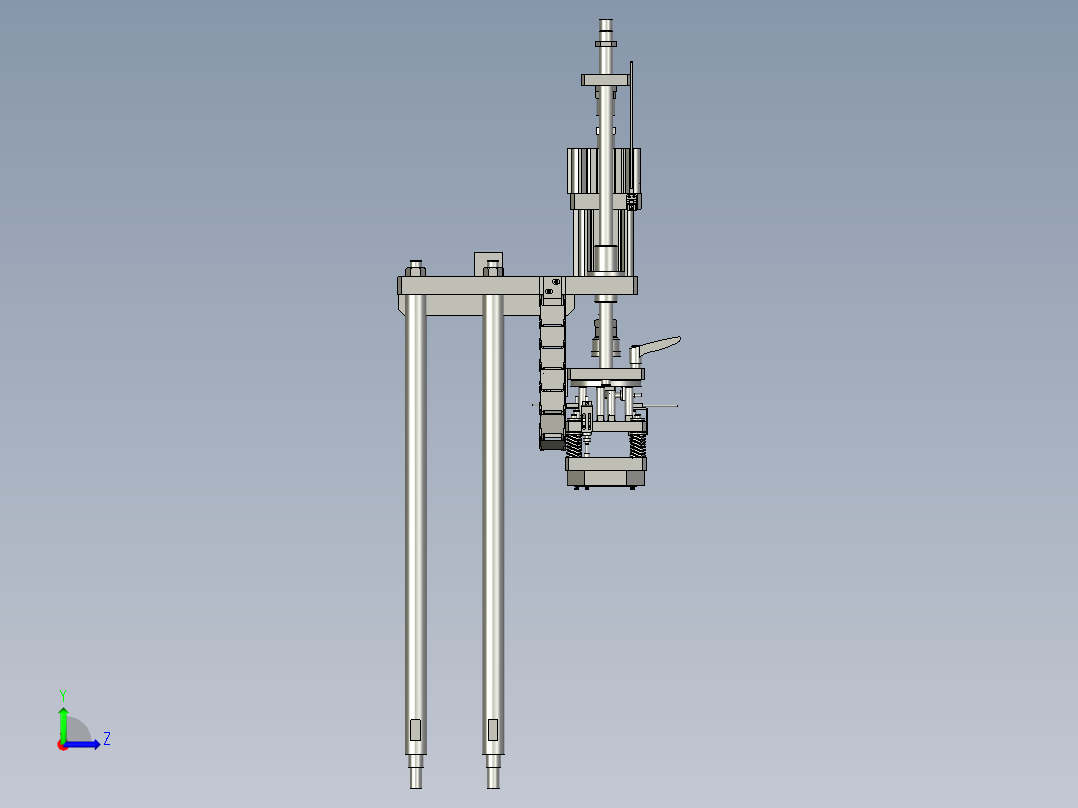 SYSB-NX1832-09上盖铆压组件左视图