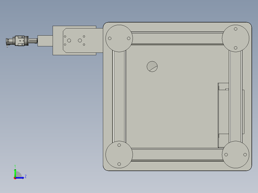 BBBB-正负极片分料组件左视图