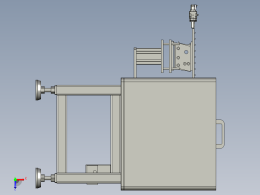 BBBB-正负极片分料组件俯视缩略图