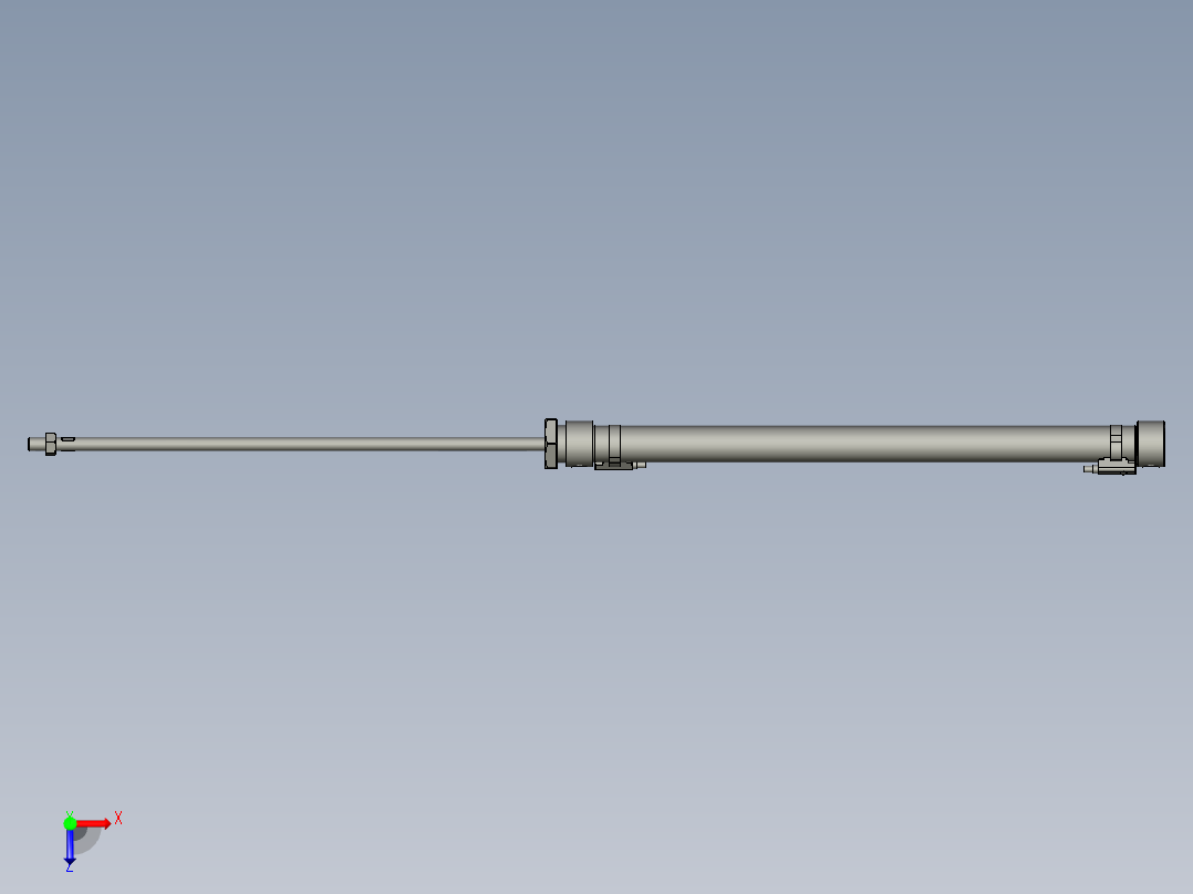 MAC20x275SU_0_+_CS1-M-2亚德客-不锈钢迷你气缸俯视图