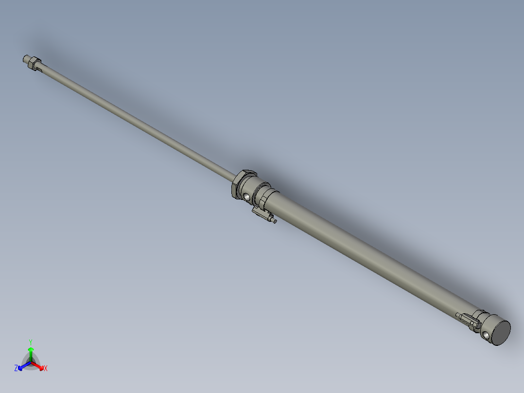 MAC20x275SU_0_+_CS1-M-2亚德客-不锈钢迷你气缸正等轴测图