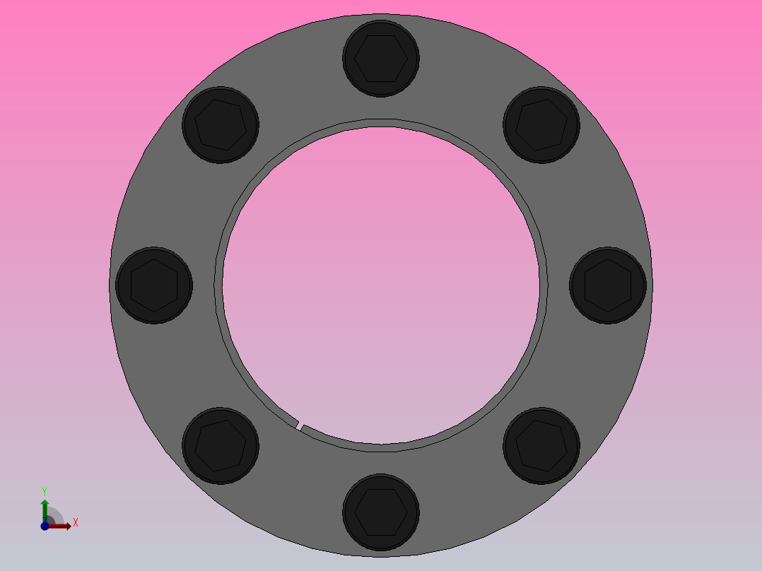 R22型胀紧联接套_R22-55-94前视图