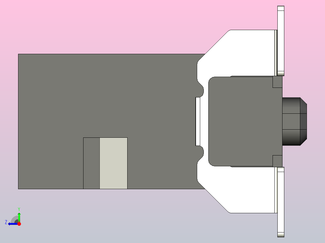 ept连接器- One27公9.05毫米中厚右视图