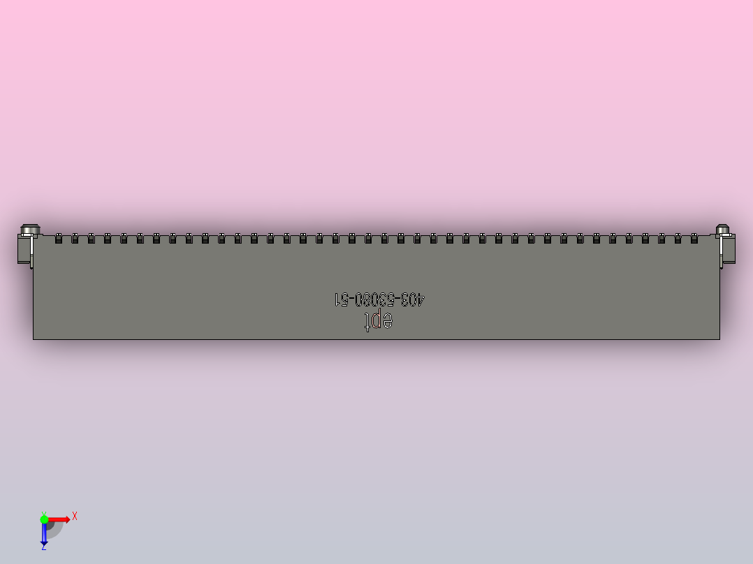 ept连接器- One27公9.05毫米中厚俯视图