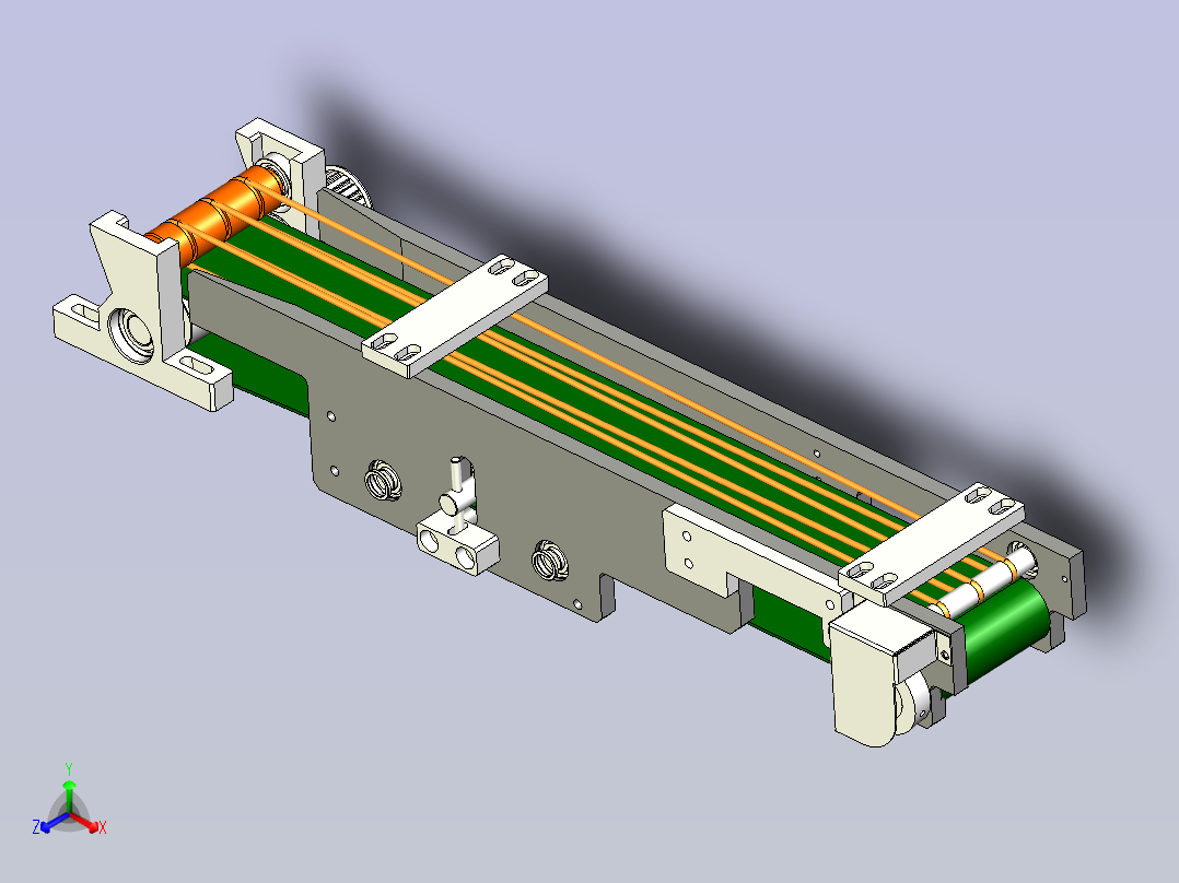 带导向压条带输送线设计主视图