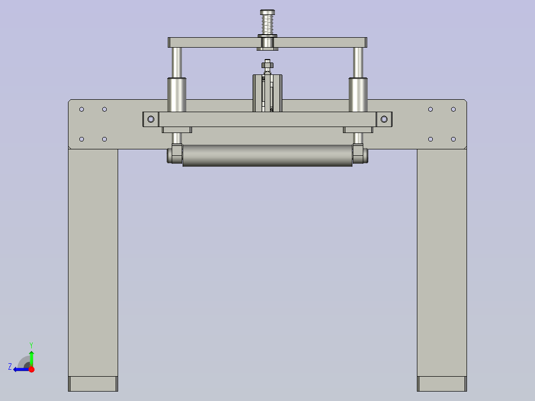 数码电子自动组装生产线设计-滚贴压膜组-V1右视图