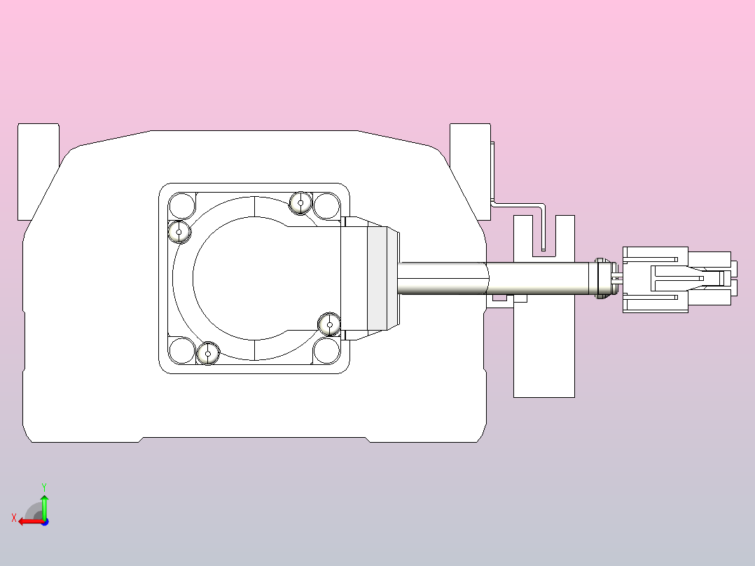 MTH12标准螺杆滑台[MTH12-L#-900-BC-P10-C3]后视图
