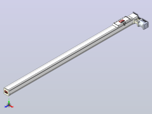 伺服电机集成皮带传动直线执行器TPA-OCB-100-192-L2050-DL-J90-N3