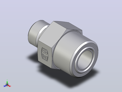 O Lok公螺柱连接器10 6F42EDMLOS正等轴测缩略图