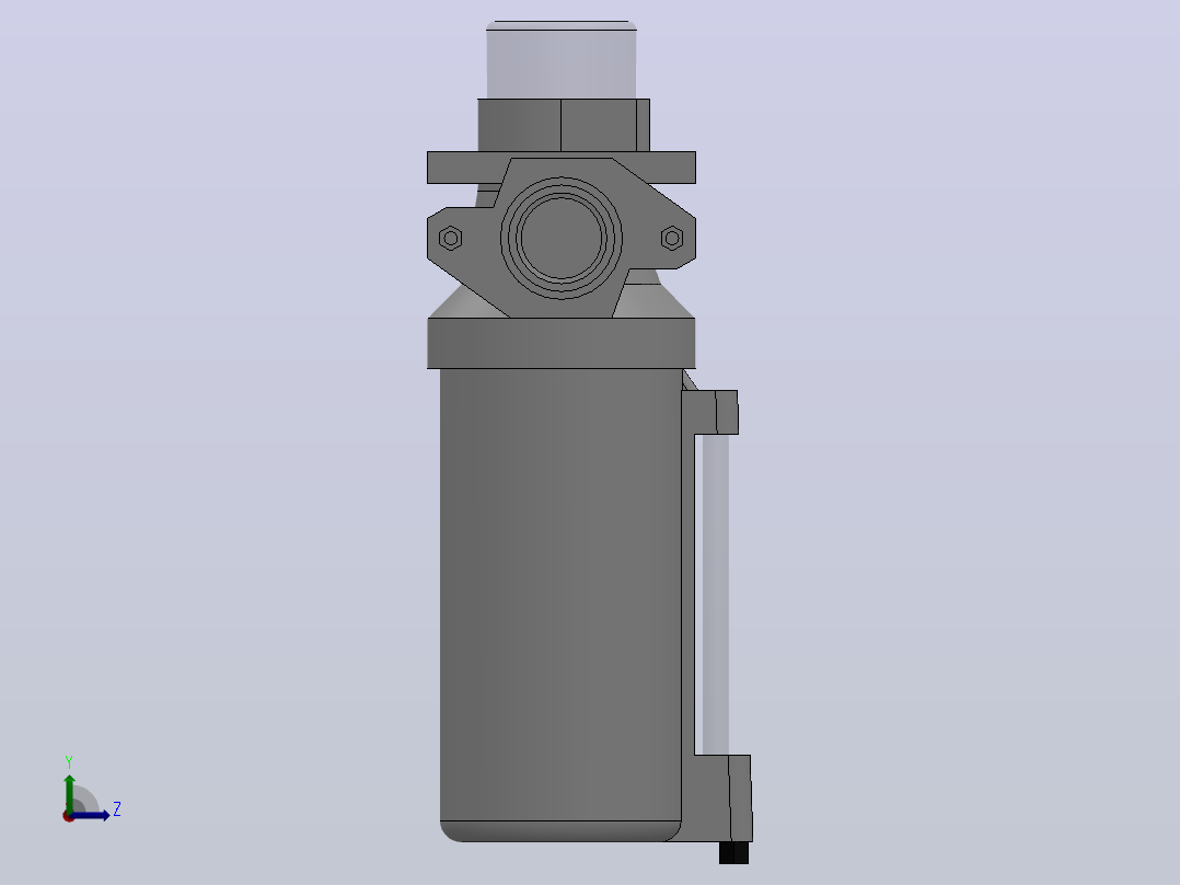 油雾器QYWC-L[QYWC-L15]左视图