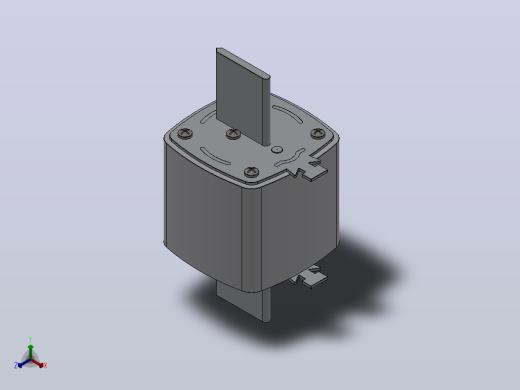 NGTC00-100A 160A快速熔断器[NGTC4]正等轴测缩略图