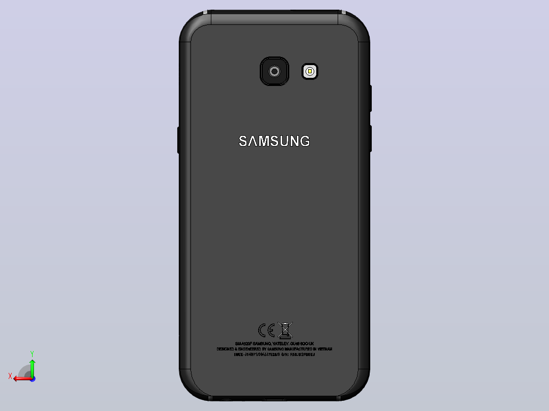 三星Galaxy A5后视图