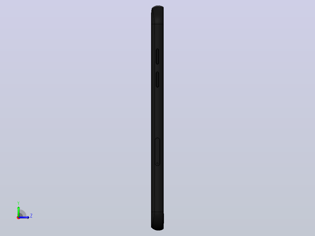 三星Galaxy A5左视图