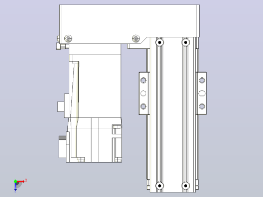 钢基模组TPA-KNR-4002C-100A1-ML-H1俯视缩略图