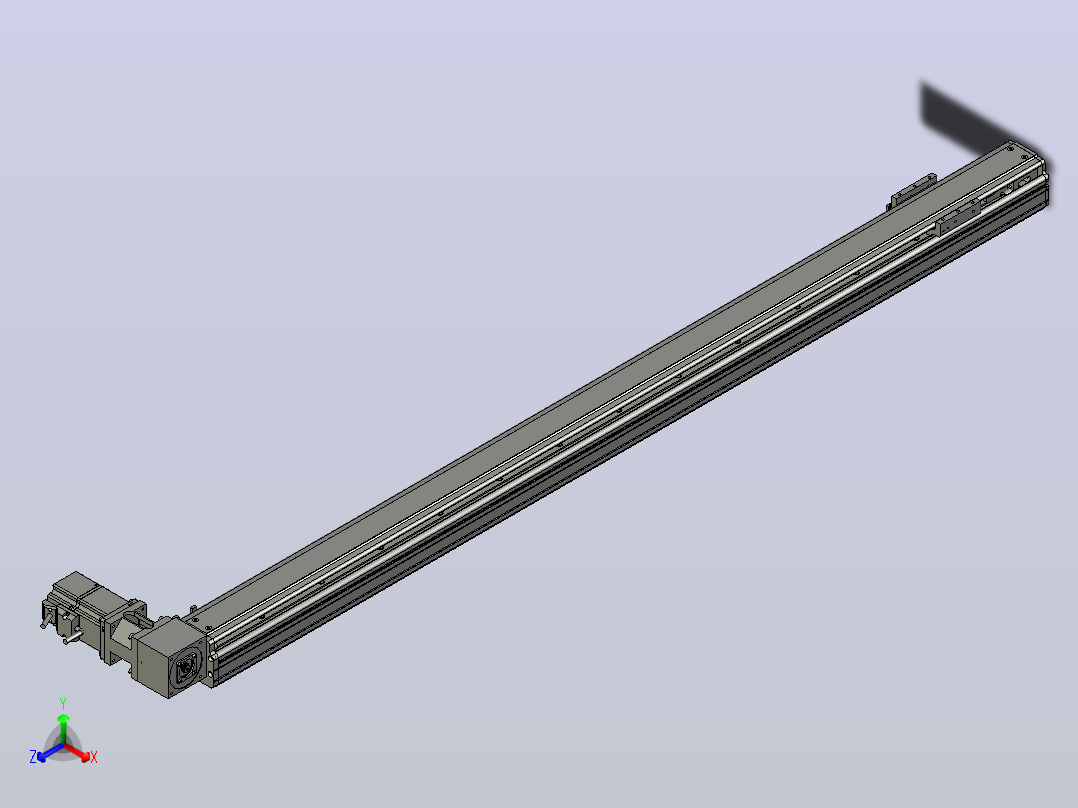 MT75BT半封闭皮带滑台[MT75BT.L80.1200.RT.P40.C3]主视图