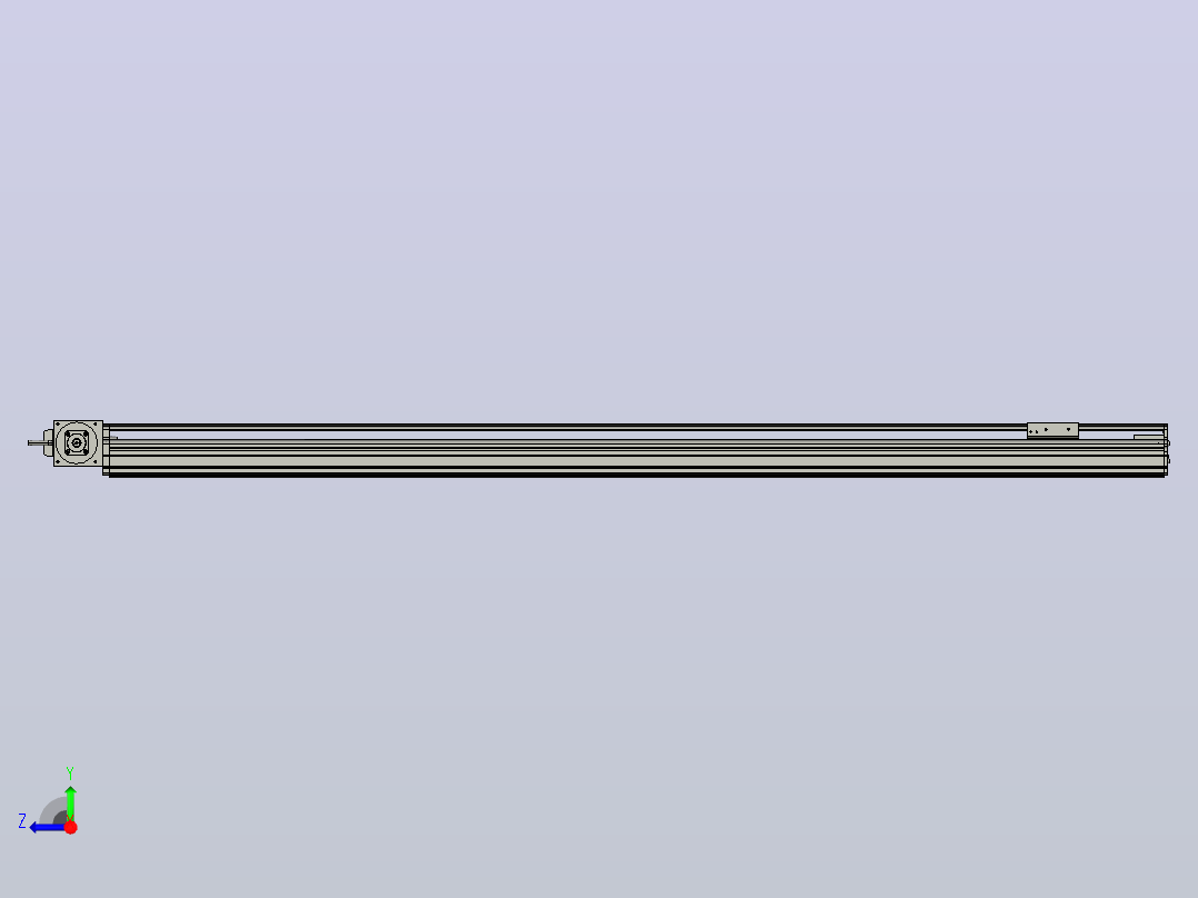 MT75BT半封闭皮带滑台[MT75BT.L80.1200.RT.P40.C3]右视图