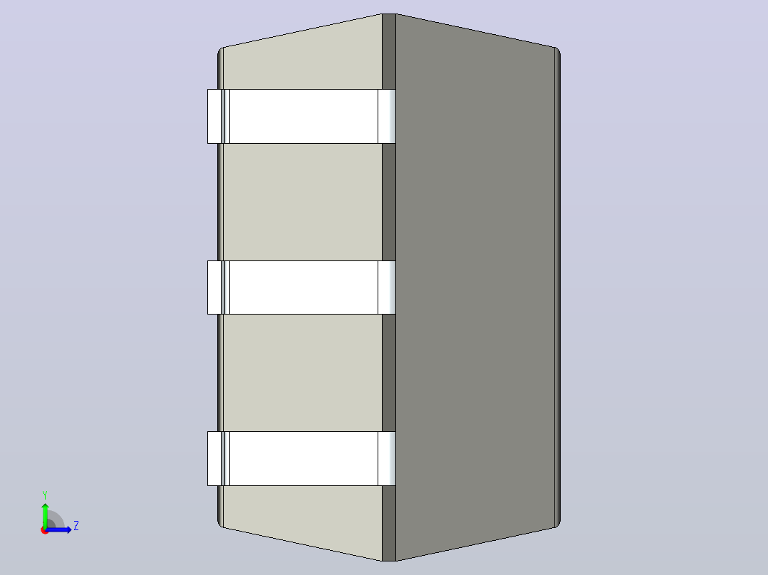 106x SOIC 封装（小外形集成电路）SOIC254P958X508-6N左视图
