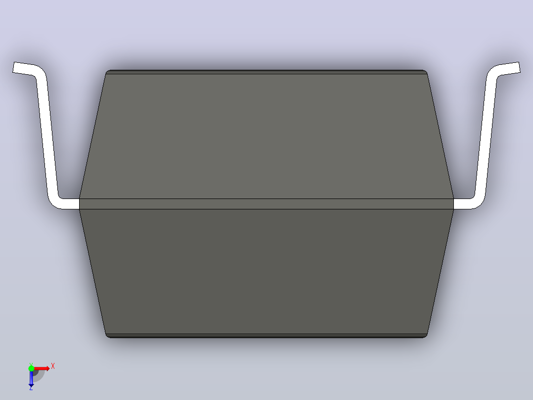 106x SOIC 封装（小外形集成电路）SOIC254P958X508-6N俯视图
