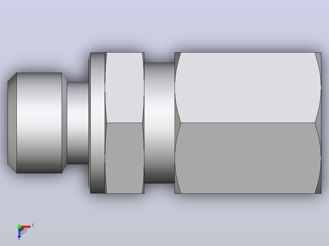公螺柱连接器GE06LM71俯视图