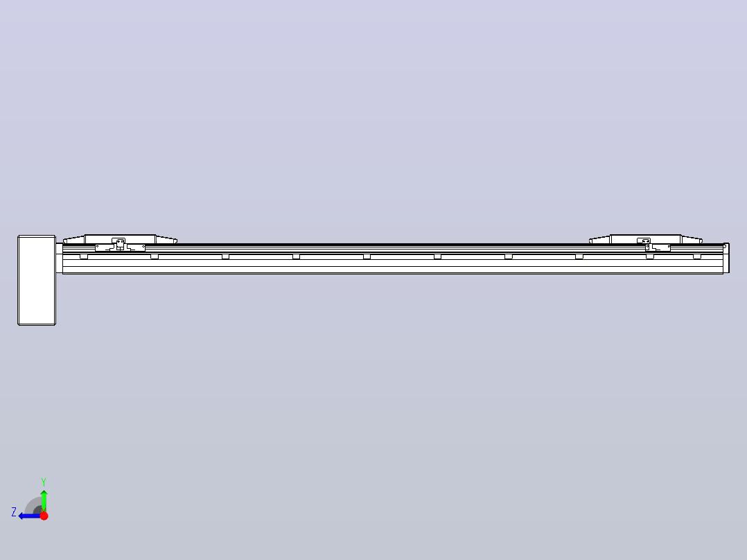 皮带直线轴双滑块型TPA-GCBS-150-P80-L425-RP-M75-N3右视图