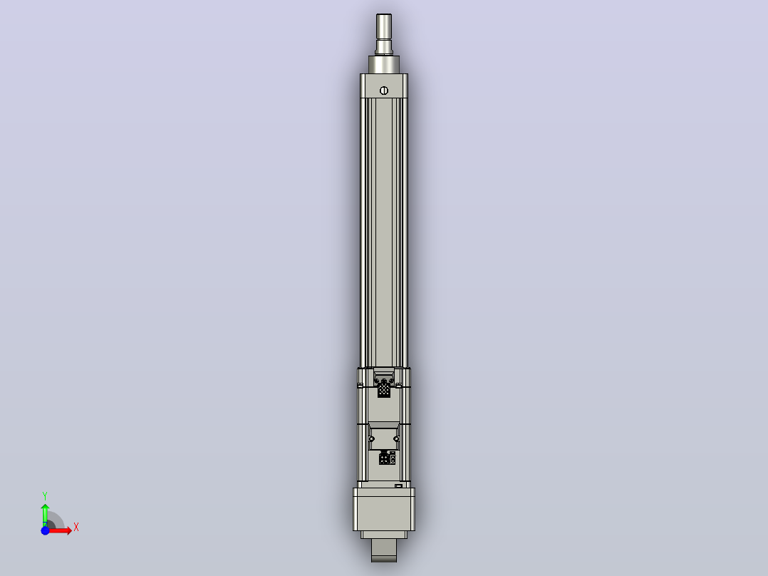 轻载电动缸TPA-ESR40-1210C-L300-MR-CA-W-P40-C3前视图