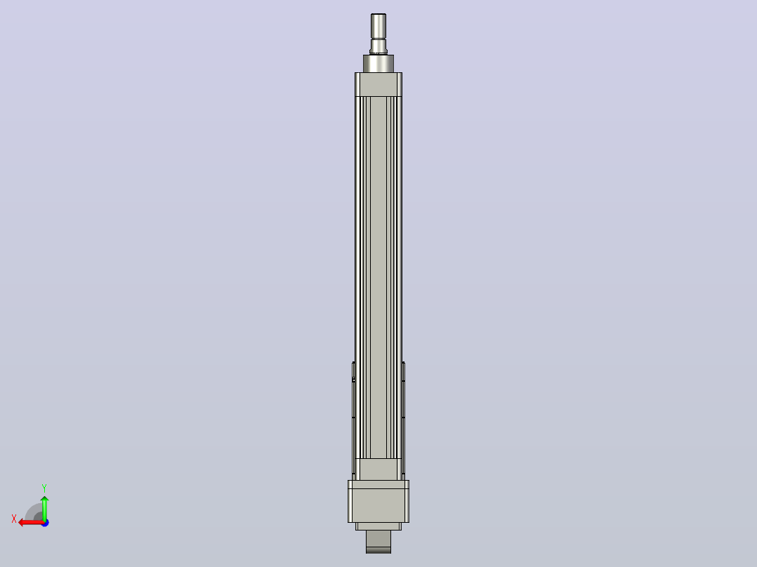 轻载电动缸TPA-ESR40-1210C-L300-MR-CA-W-P40-C3后视图
