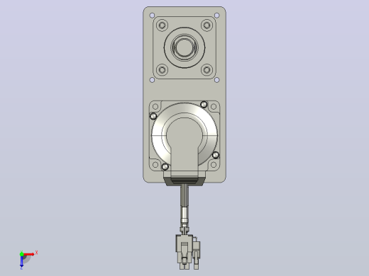轻载电动缸TPA-ESR40-1210C-L300-MR-CA-W-P40-C3俯视缩略图