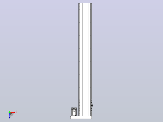 日规模组半封闭丝杆TPA-HNR-202D-2510C-L1400-ML-Y-P75-N3俯视缩略图