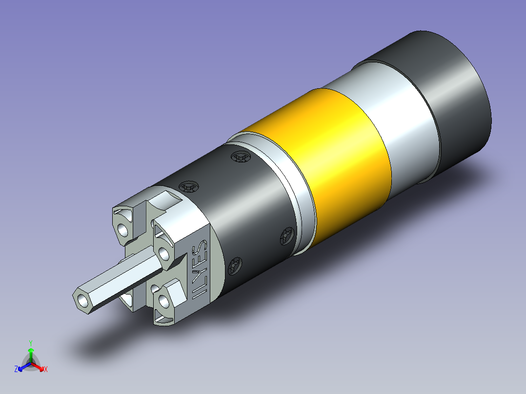 FTC 电机 blida 312 rpm主视图