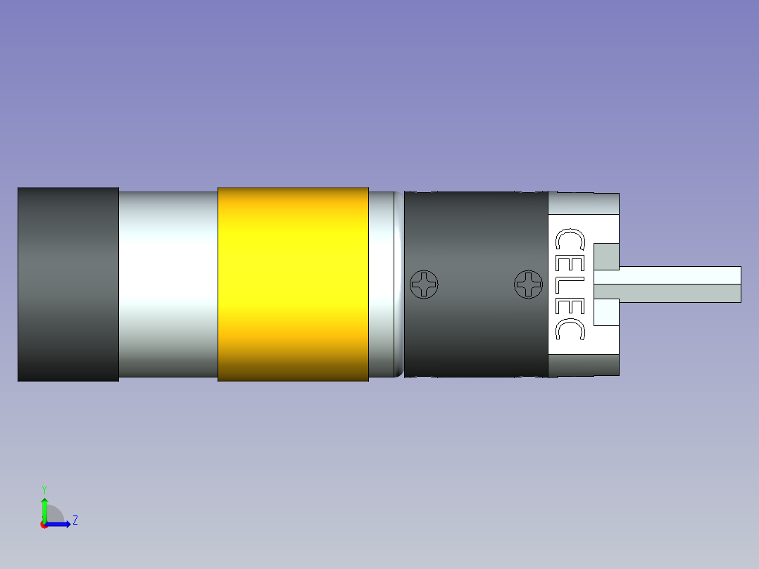 FTC 电机 blida 312 rpm左视图