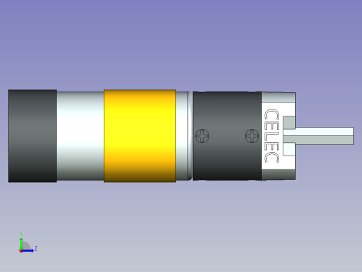 FTC 电机 blida 312 rpm左视缩略图