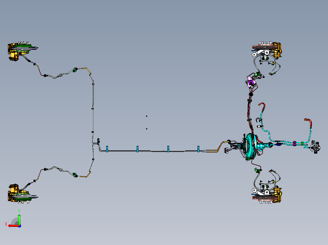 FNA3500002(制动系统装置-ABS)后视图