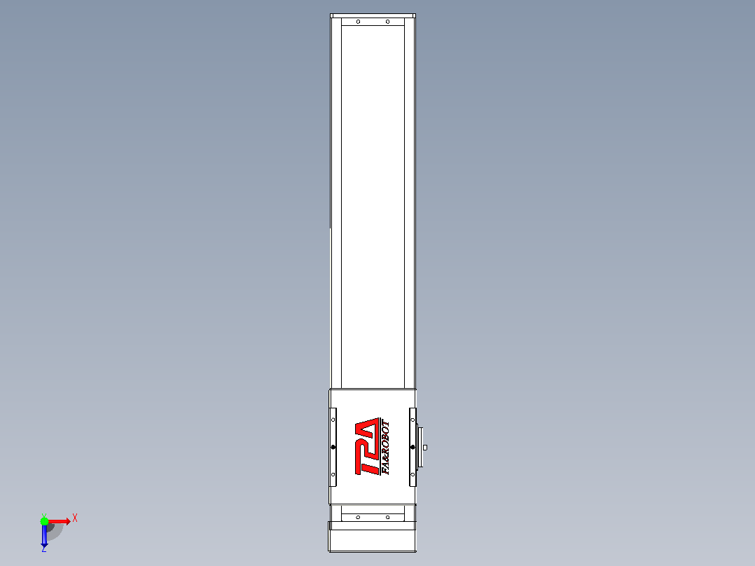 滚珠丝杠直线轴带导轨全封闭TPA-HCR-110D-1610C-L450-MP-C-P40-N3俯视图