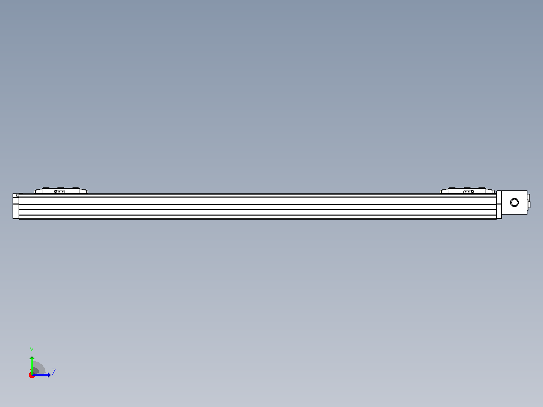 皮带直线轴双滑块型TPA-GCBS-80-P60-L425-DL-M20-N3左视图