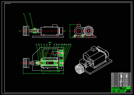 去毛刺机结构设计 UG+CAD+说明书缩略图