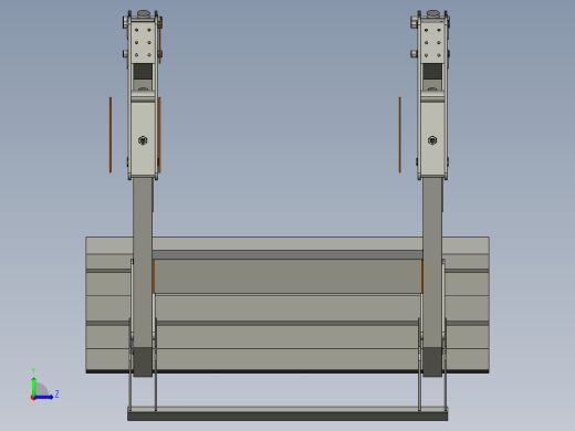 装载机工作机构的设计（cad+pro+说明书）左视缩略图