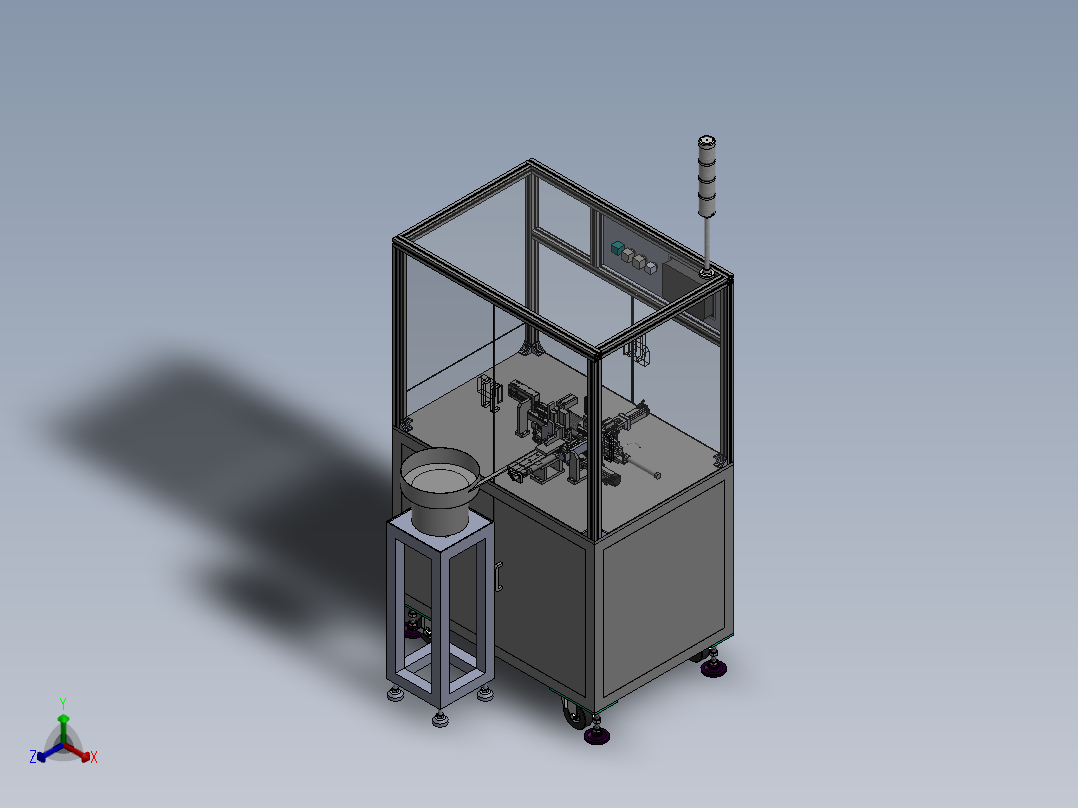 5Pin插针设备sw17可编辑正等轴测图
