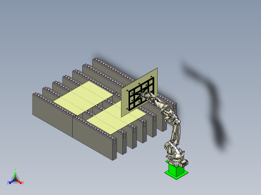 机器人自动化流水线取板设计x_t