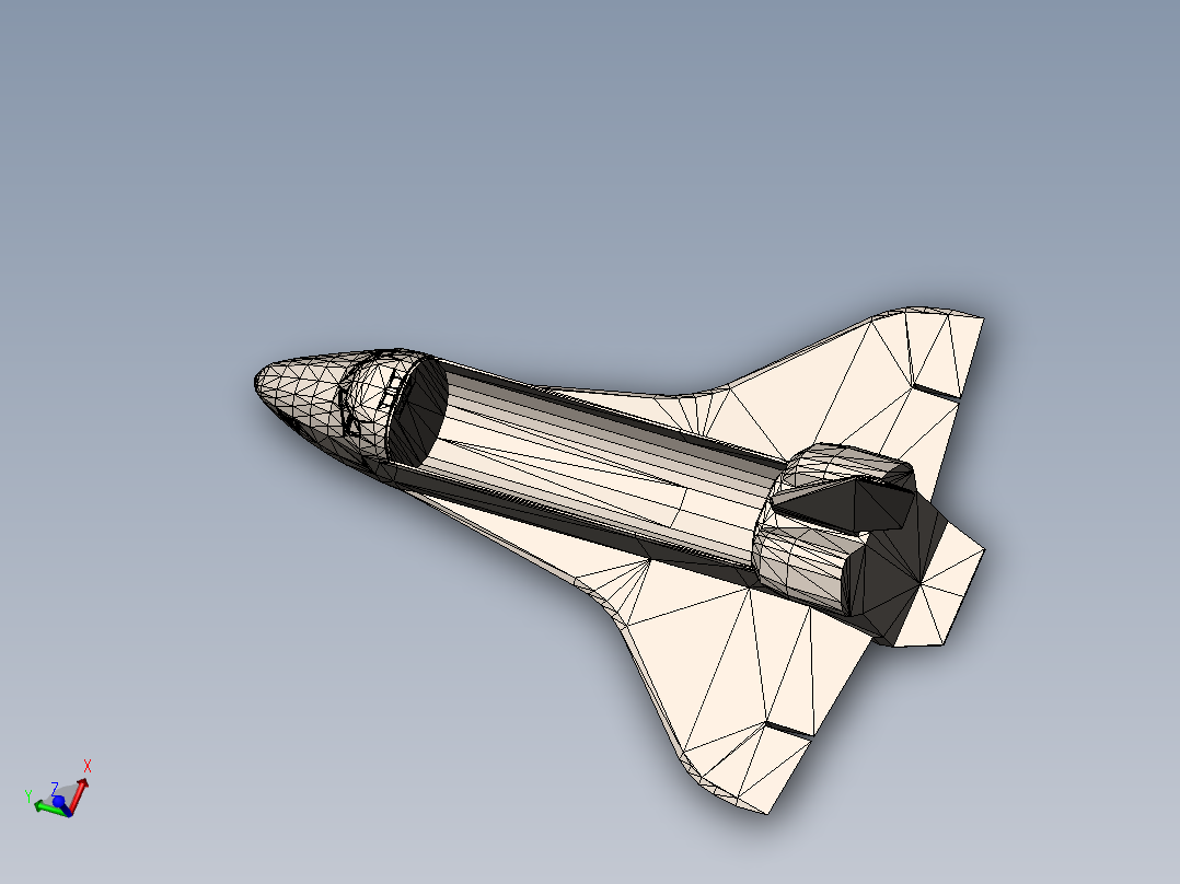 航天飞机精细设计图纸