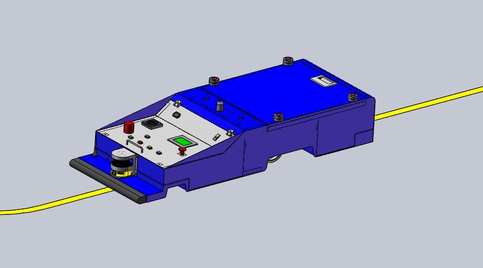 潜伏式磁导航AGV