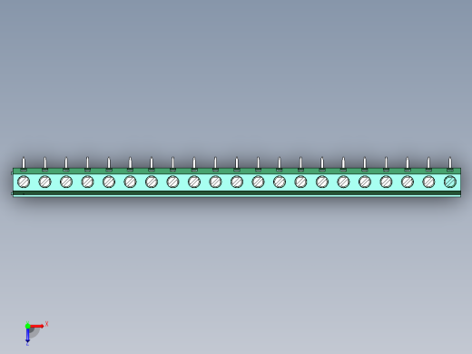DEGSON DG128 系列 5.07.5mm 接线端子-DG128R-7.5-21P-14-00AH俯视缩略图