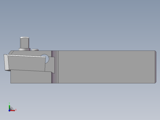 机夹螺纹车刀前视缩略图