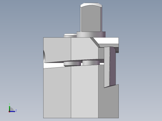机夹螺纹车刀左视缩略图